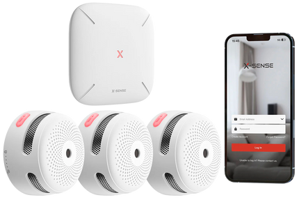 X-Sense X-Sense FS31 Branddetectieset - 3 rookmelders + SBS50 hub