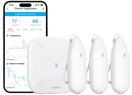 X-Sense X-Sense STH54 Set - 3 temperatuur- en vochtigheidssensoren + SBS50 hub